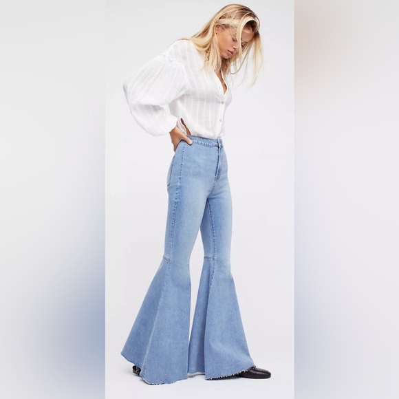 Free People Denim - Free People Just Float On Flare Jeans